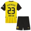 Conjunto (Camiseta+Pantalón Corto) Borussia Dortmund Emre Can 23 Primera Equipación 2024-25 - Niño